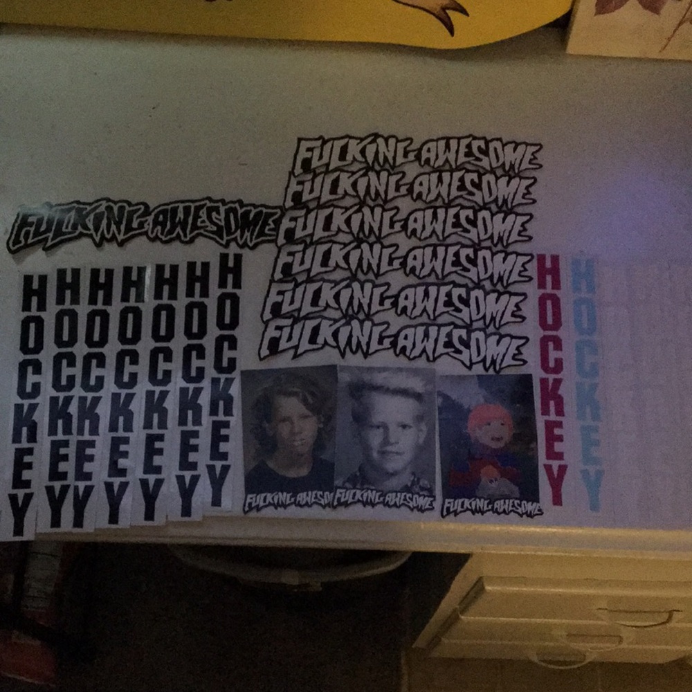 22 Fucking awesome/hockey sticker pack